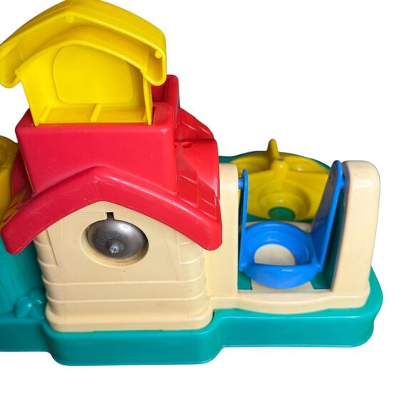 Fisher Price Roll Around Playground Vintage School Preschool Toy w/ Bell 1994 - Picture 7 of 13